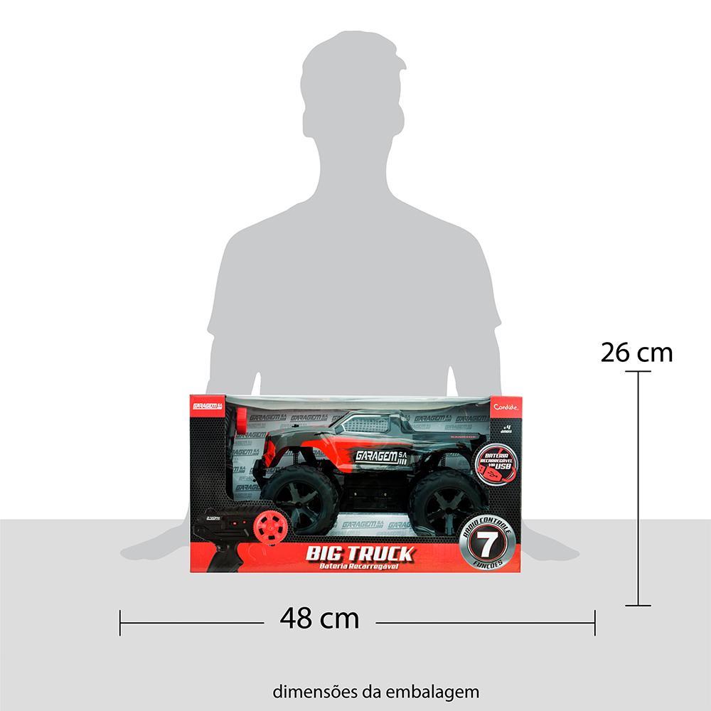 Veículo Controle Remoto 7 Funções Garagem S.A. Big Truck - 3
