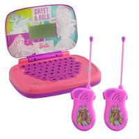 Kit Barbie - Laptop Infantil Bilíngue + Walkie Talkie Infantil - 6