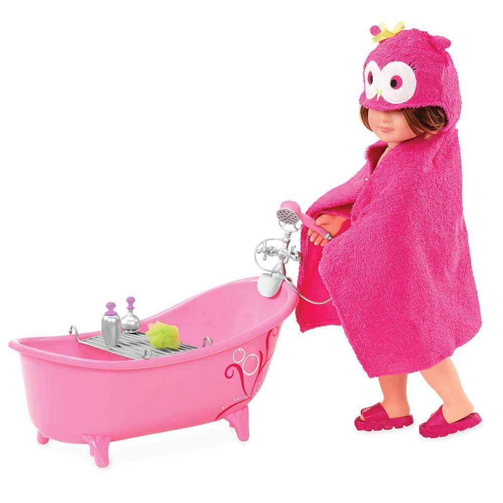 Kit de Banho com Acessórios - Our Generation - 2