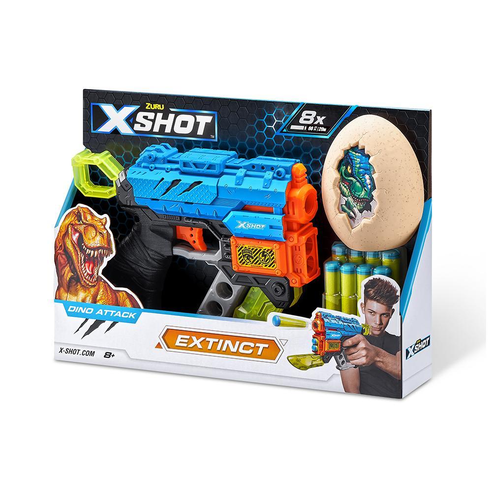 Lançador de Dardos X-Shot - Dino Attack - Extinc Blue - 3