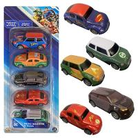 Mini Veiculos Pull Back Com 5 - Liga Da Justiça - 1