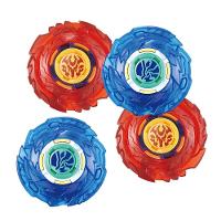 Kit 4 Piões de Batalha Infinity Nado Plastic Series - 2 Azul (3900A) + 2 Vermelho (3900V) - 3