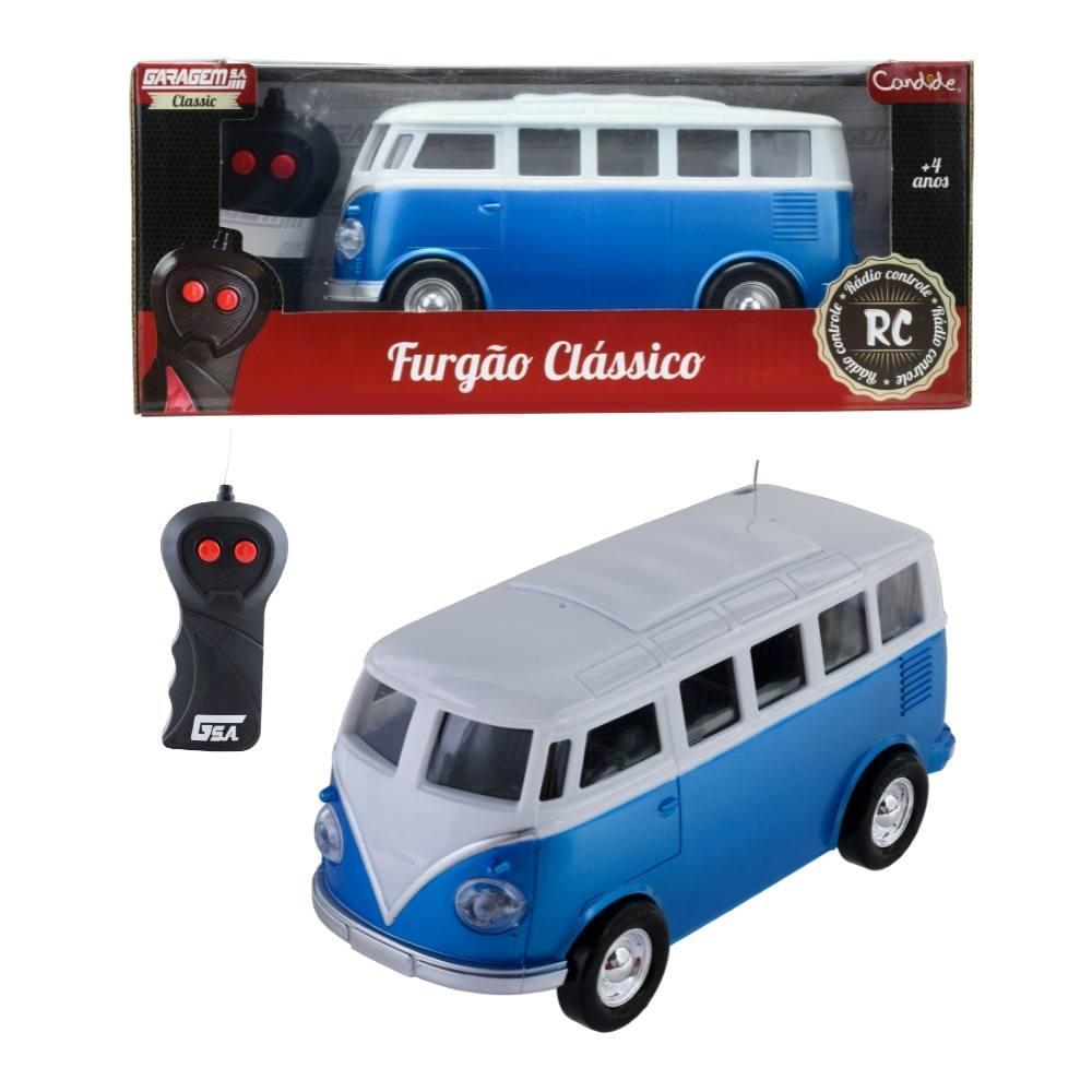 Veículo Controle Remoto Garagem S.A. Furgão - Azul - 2