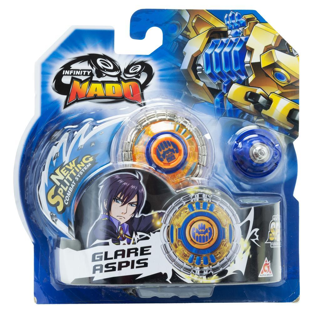 Pião de Batalha Infinity Nado Standard Series - Glare Aspis - 1