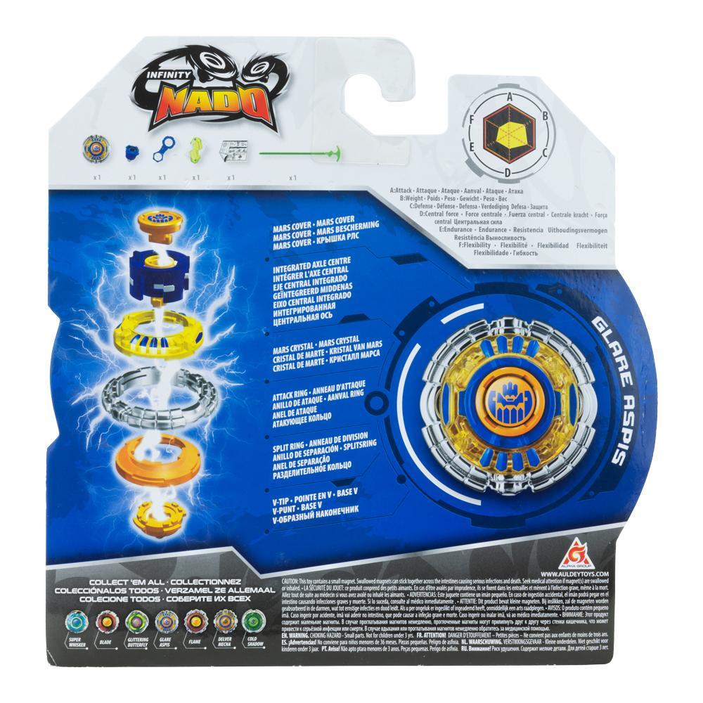 Pião de Batalha Infinity Nado Standard Series - Glare Aspis - 3