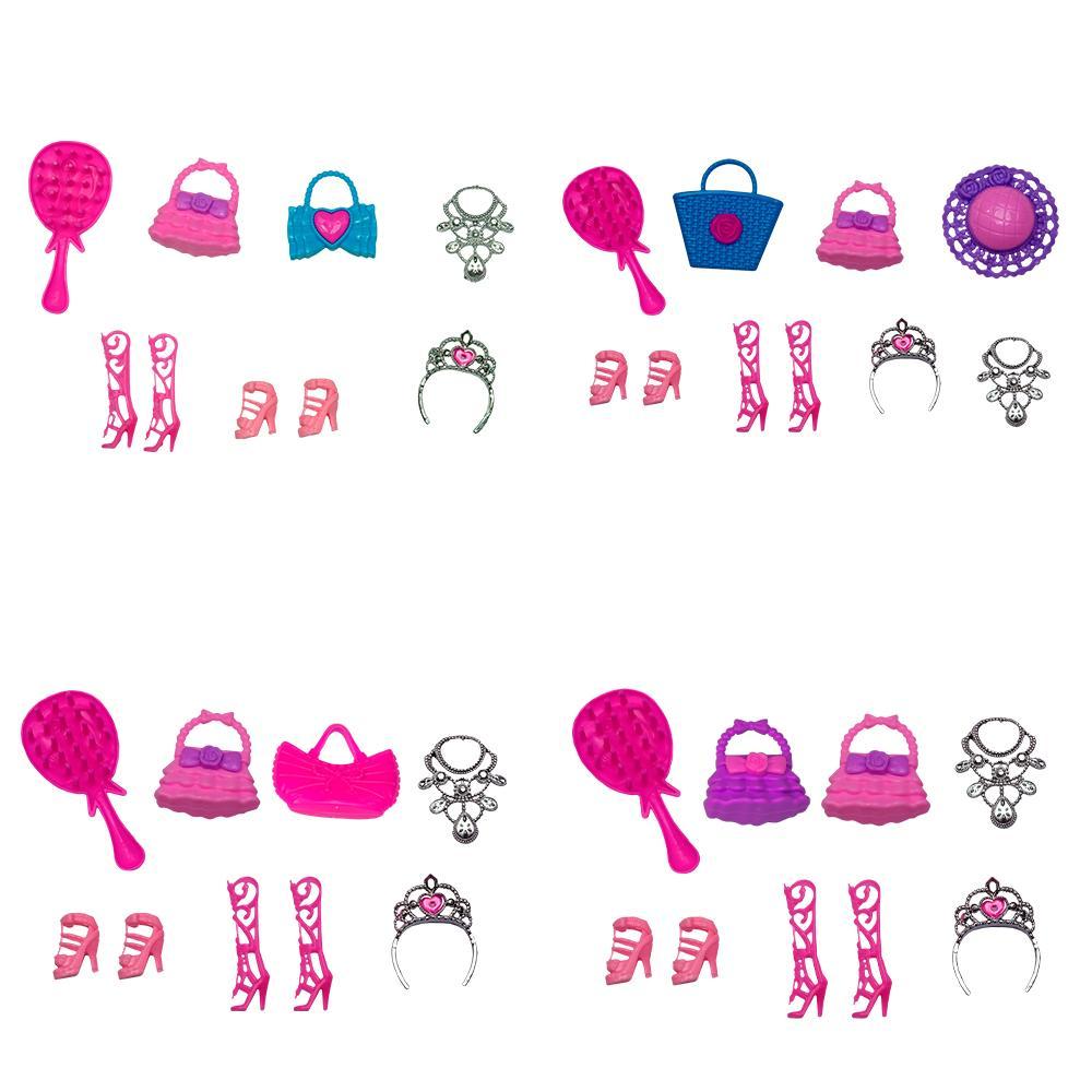 Kit Boneca Dream Doll - Cabelo Ruivo (2900E) + Kit com 9 Vestidos Sortidos (2920) - 3