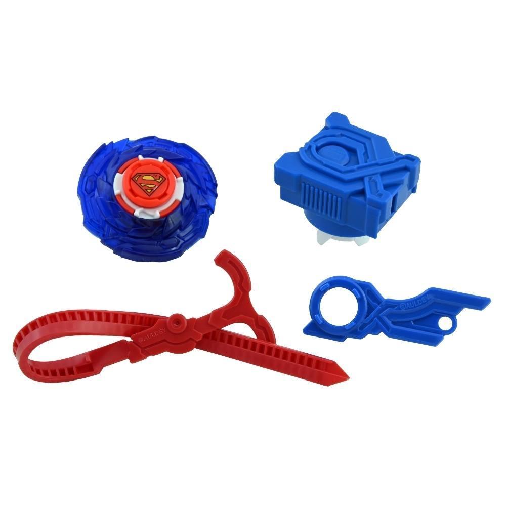 Kit 2 Piões Infinity Nado Justice League Plastic Series - Batman (9607B) + Superman (9607D) - 3