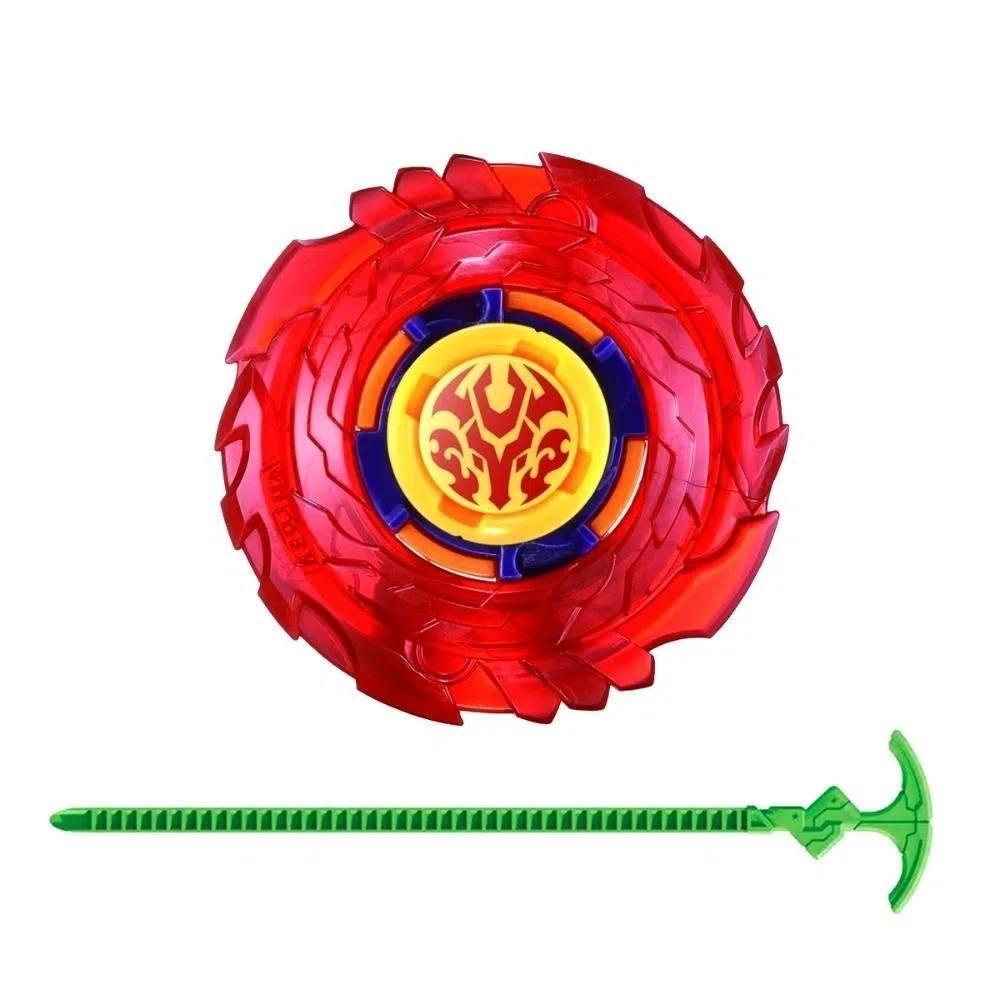 Kit 2 Piões de Batalha Infinity Nado Plastic Series - Azul (3900A) + Vermelho (3900V) - 2