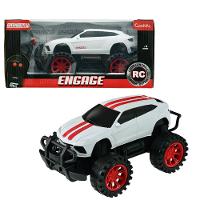 Kit Veículo Controle Remoto Garagem S.A. Engage - Branco (3537B) + Pião Infinity Nado Plastic Series - Vermelho (3900V) - 2