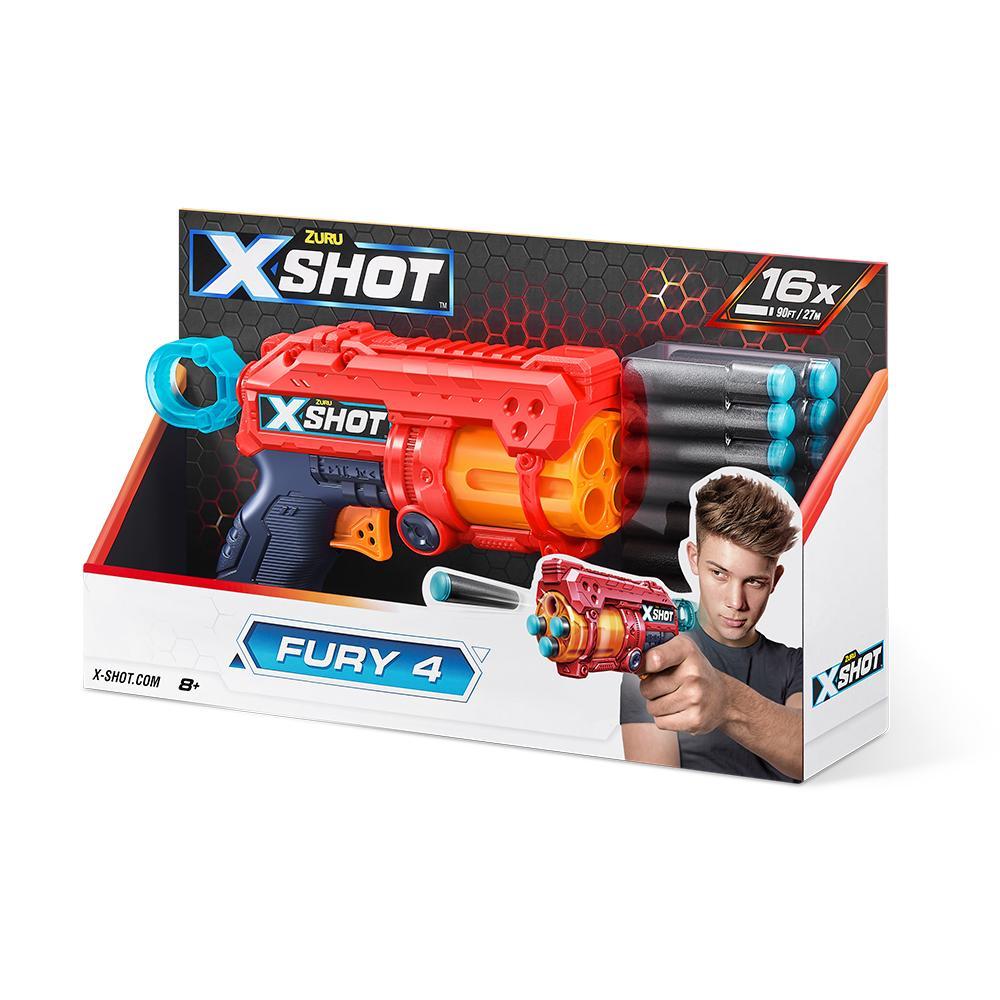 Lançador de Dardos X-Shot - Red - Fury 4 - 2
