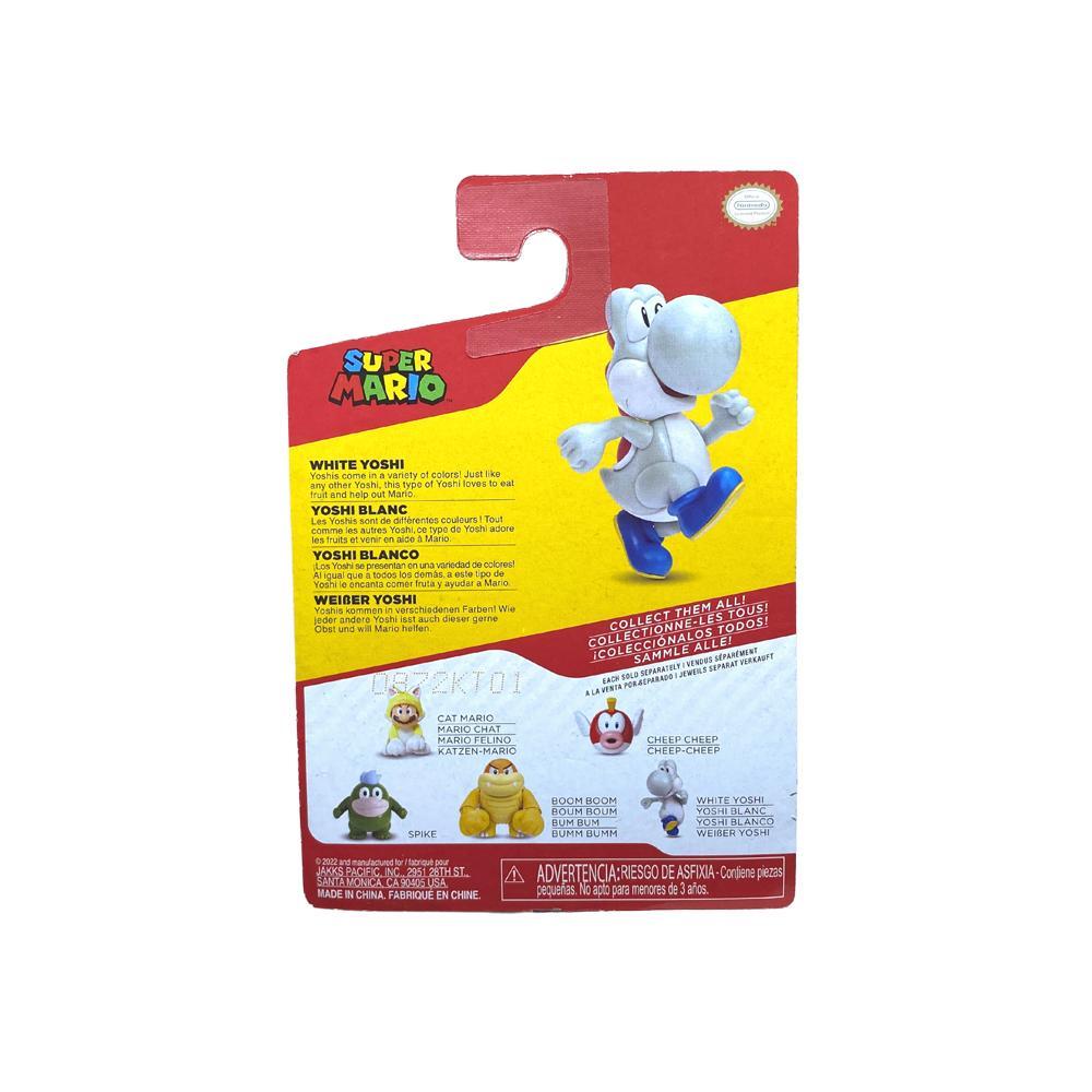 Super Mario - Boneco 2.5 polegadas Colecionável - Yoshi Blanco - 4