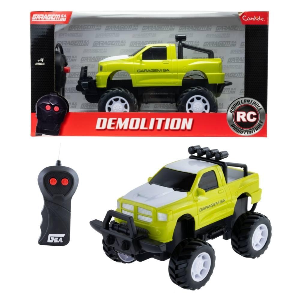 Veículo Controle Remoto Garagem S.A. Demolition - Verde - 2