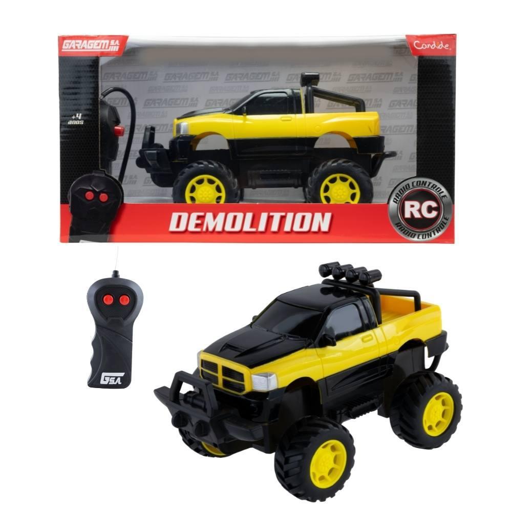 Veículo Controle Remoto Garagem S.A. Demolition - Amarelo - 2