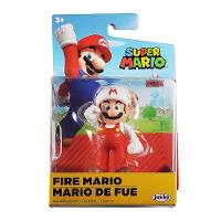 Super Mario - Boneco 2.5 polegadas Colecionável - Mario de Fogo - 2