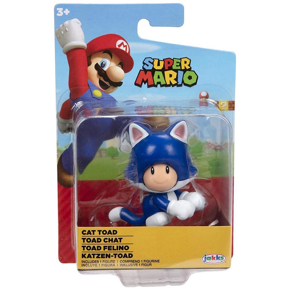 Super Mario - Boneco 2.5 polegadas Colecionável - Toad Felino - 2