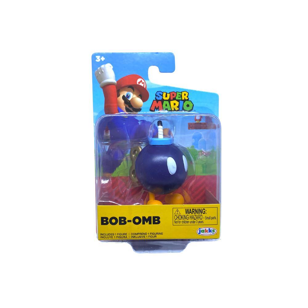 Super Mario - Boneco 2.5 polegadas Colecionável - Bob-Omb - 2