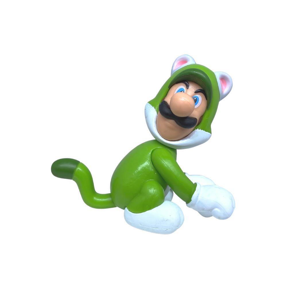 Super Mario - Boneco 2.5 polegadas Colecionável - Cat Luigi - 5