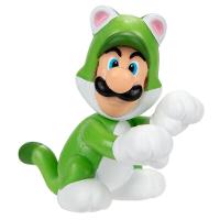 Super Mario - Boneco 2.5 polegadas Colecionável - Cat Luigi - 1