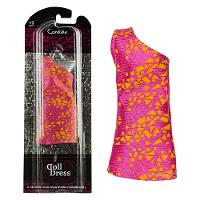 Vestido Para Boneca - Basic Doll Dress - Rosa com Amarelo - 1