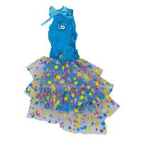 Vestido Para Boneca - Doll Dress Kit 2 Looks - Azul c/ rosa - 3