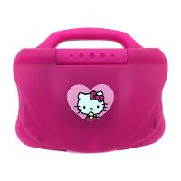 Kit Laptop Infantil Educativo Candide Hello Kitty Tech Bilíngue + 1 Fidget Spinner Sortido