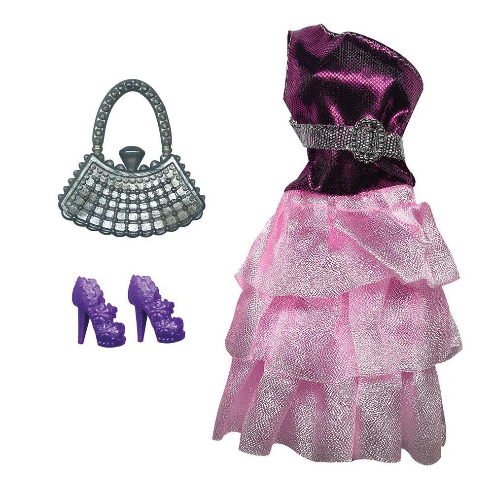 VESTIDO PARA BONECA - FASHION DOLL DRESS - 1