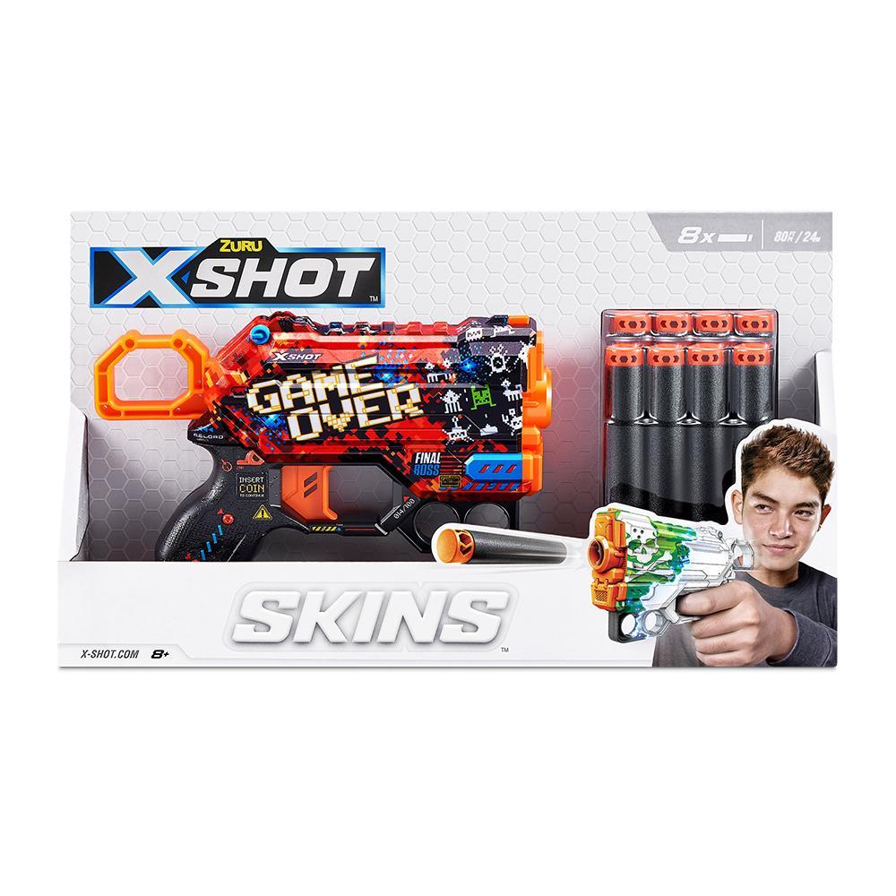 Lançador de Dardos X-Shot - Skins Menace - Game Over - 2