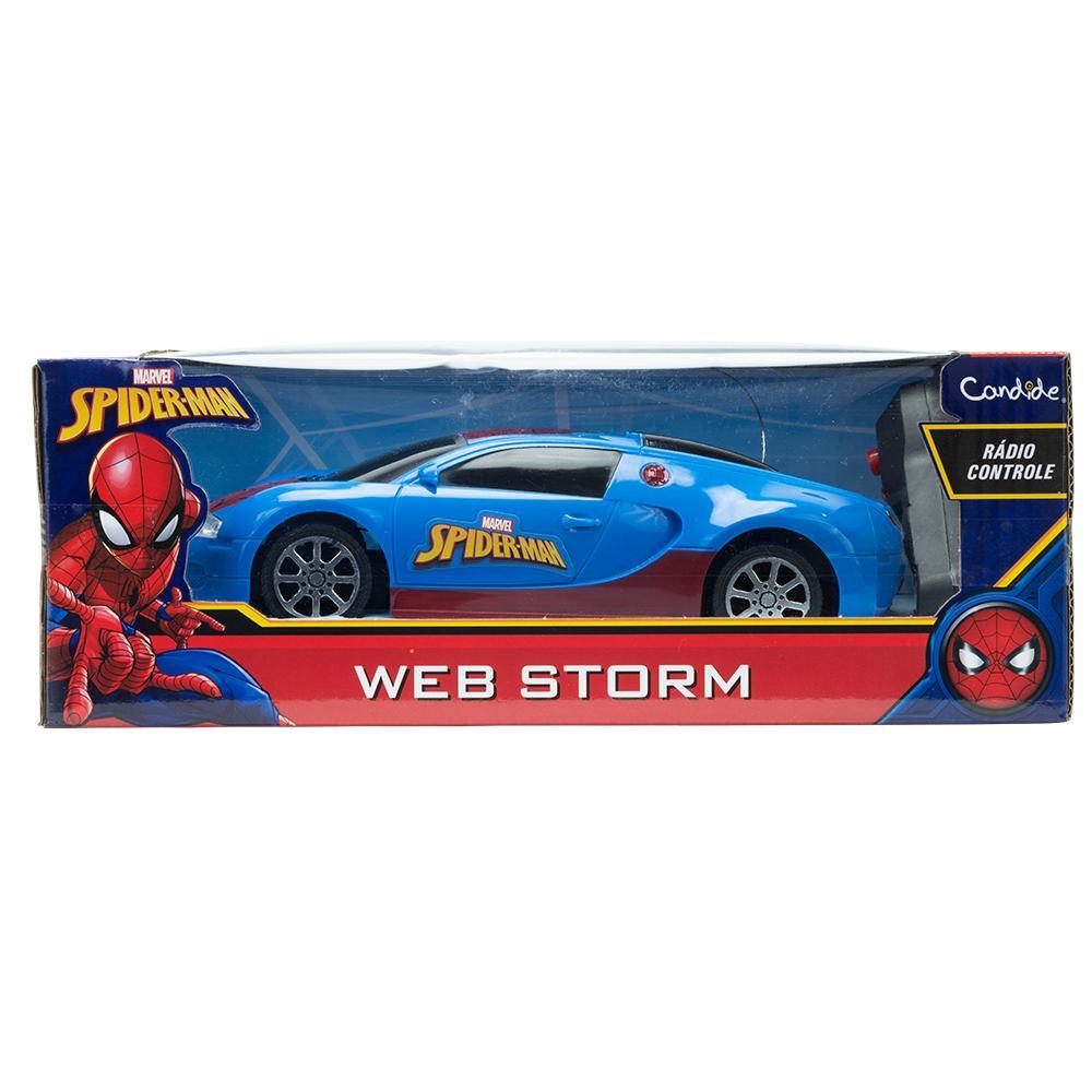 Veículo Controle Remoto Homem-Aranha Web Storm - Teto Aranha - 2