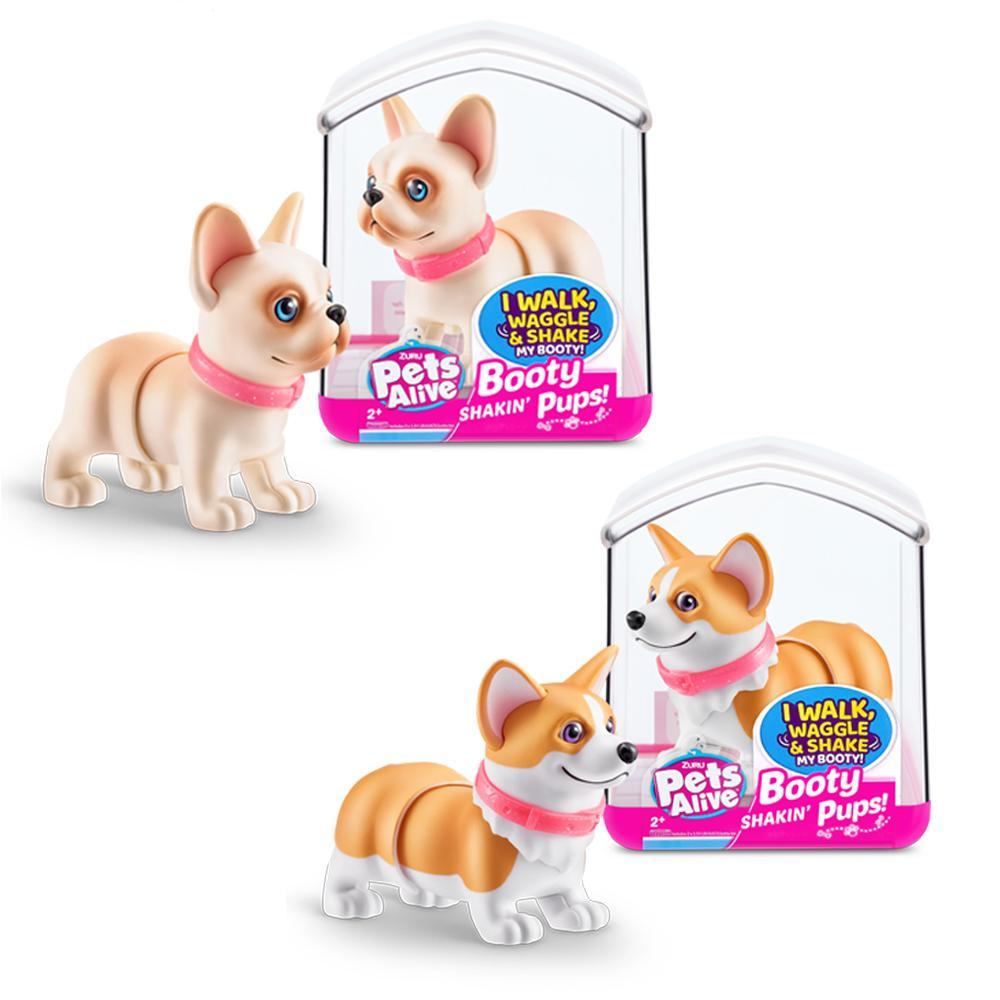 Kit 2 Pets Alive - Booty Shakin’ Pups - Corgi (1201B) + Buldog (1201C) - 1