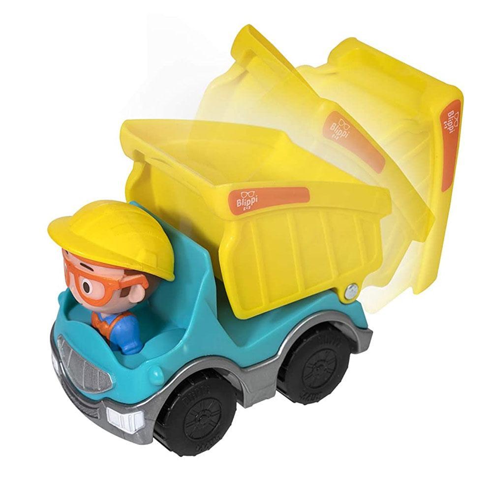 Kit C/3 - Blippi - Mini Veículos - Carro de Policia (4121A) + Carro de bombeiro (4121B) + Caminhão de descarga (4121D) - 2