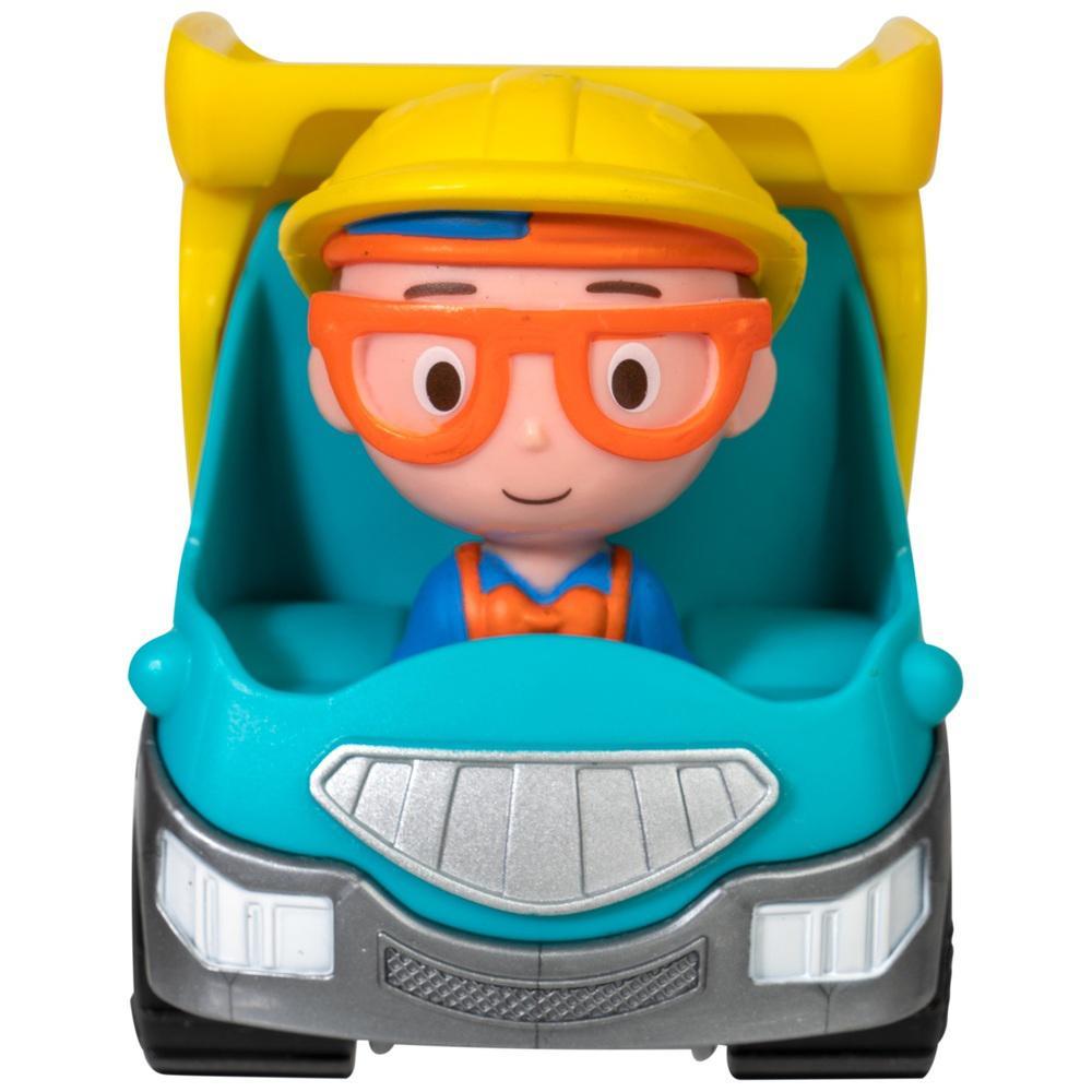 Kit C/3 - Blippi - Mini Veículos - Carro de Policia (4121A) + Carro de bombeiro (4121B) + Caminhão de descarga (4121D) - 3
