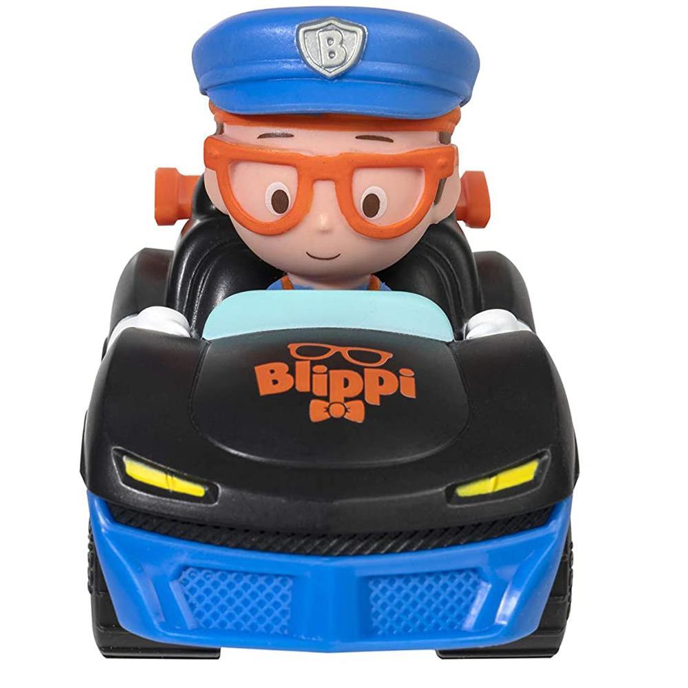 Kit C/3 - Blippi - Mini Veículos - Carro de Policia (4121A) + Carro de bombeiro (4121B) + Caminhão de descarga (4121D) - 4