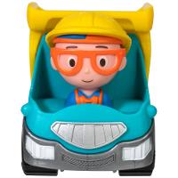 Kit C/3 - Blippi - Mini Veículos - Carro de Policia (4121A) + Carro de bombeiro (4121B) + Caminhão de descarga (4121D) - 3