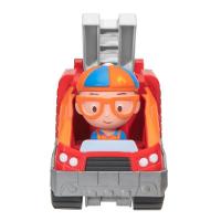 Kit C/3 - Blippi - Mini Veículos - Carro de Policia (4121A) + Carro de bombeiro (4121B) + Caminhão de descarga (4121D) - 5