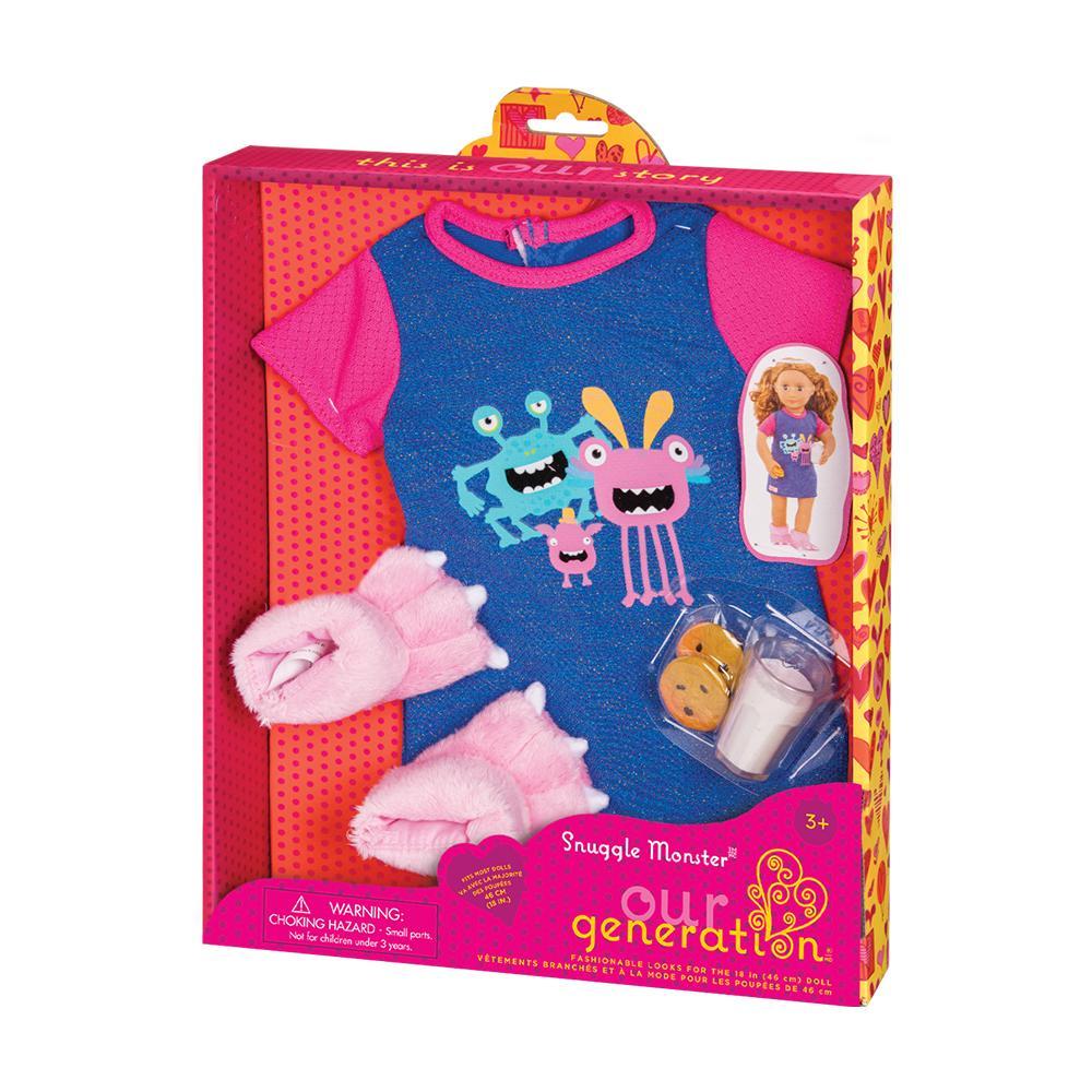 Camisão de Pijama com Pantufas - Our Generation - 3