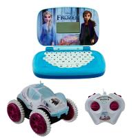 Kit Frozen - Veículo Controle Remoto Giro Gelado + Laptop Infantil Bilíngue - 1