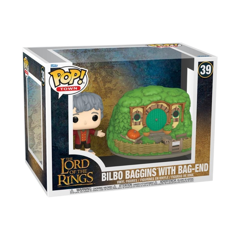 Boneco Funko Pop! Town Senhor dos Anéis Bilbo com Bolsão - 2