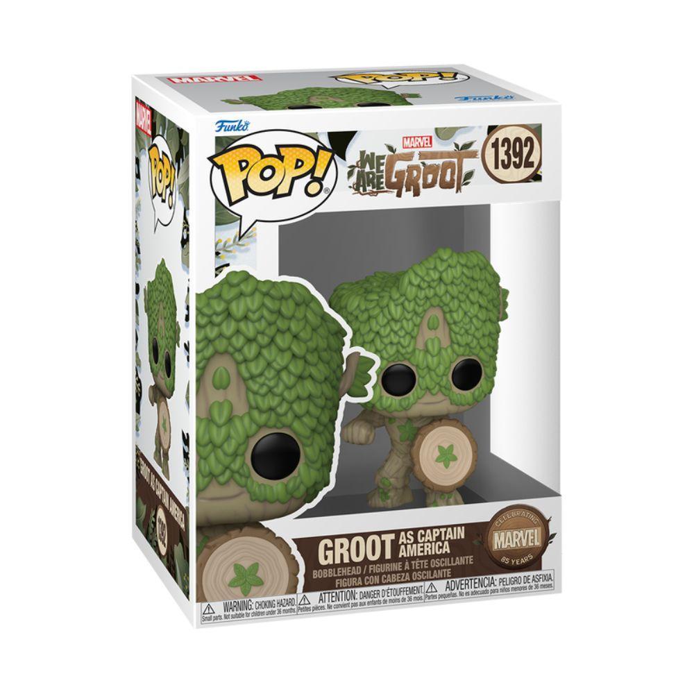 Boneco Funko Pop! Marvel 85 Anos Groot como Capitão América - 2
