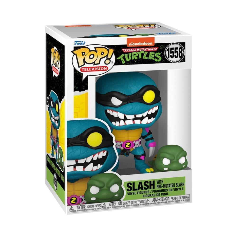 Boneco Funko Pop! Tartarugas Ninja Slash e Pré-mutado Slash - 2