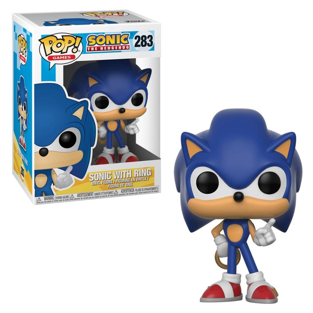 Boneco Funko Pop! Sonic the Hedgehog - Sonic com Anél - 1