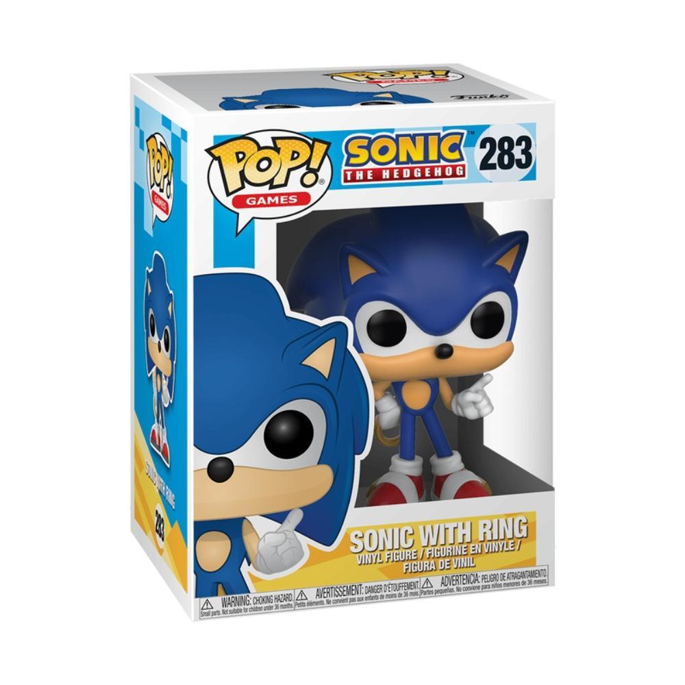 Boneco Funko Pop! Sonic the Hedgehog - Sonic com Anél - 2