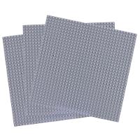 Kit com 3 Bases de Construção Max, Candide, 25x25cm Cinza - 3