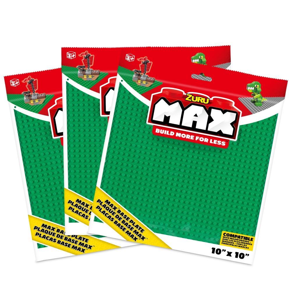 Kit com 3 Bases de Construção Max, Candide, 25x25cm Verde - 1