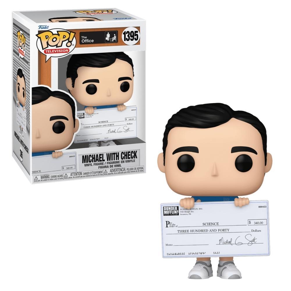 Boneco Funko Pop! The Office- Michael com Cheque - 1