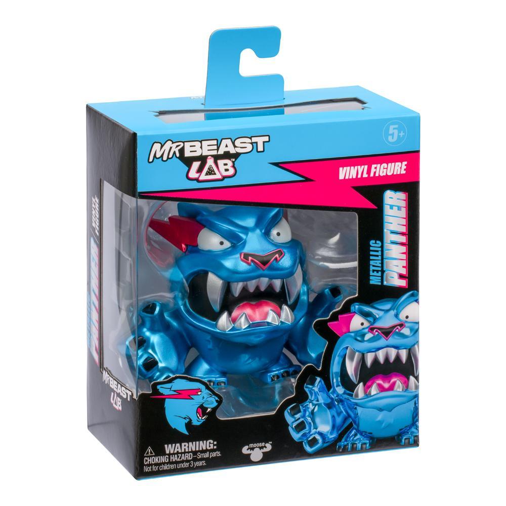 Boneco Vinil Colecionável 9cm MrBeast Lab Pantera Metálica - 5