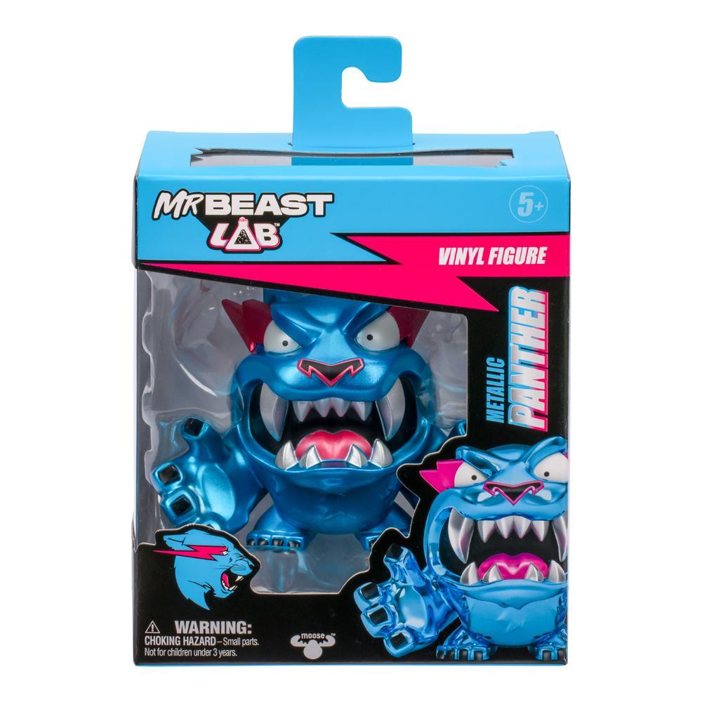Boneco Vinil Colecionável 9cm MrBeast Lab Pantera Metálica - 6