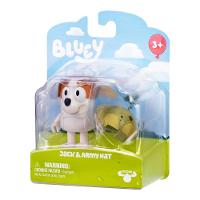 Boneco Colecionável 6cm Bluey - Jack com Chapéu de Soldado - 2