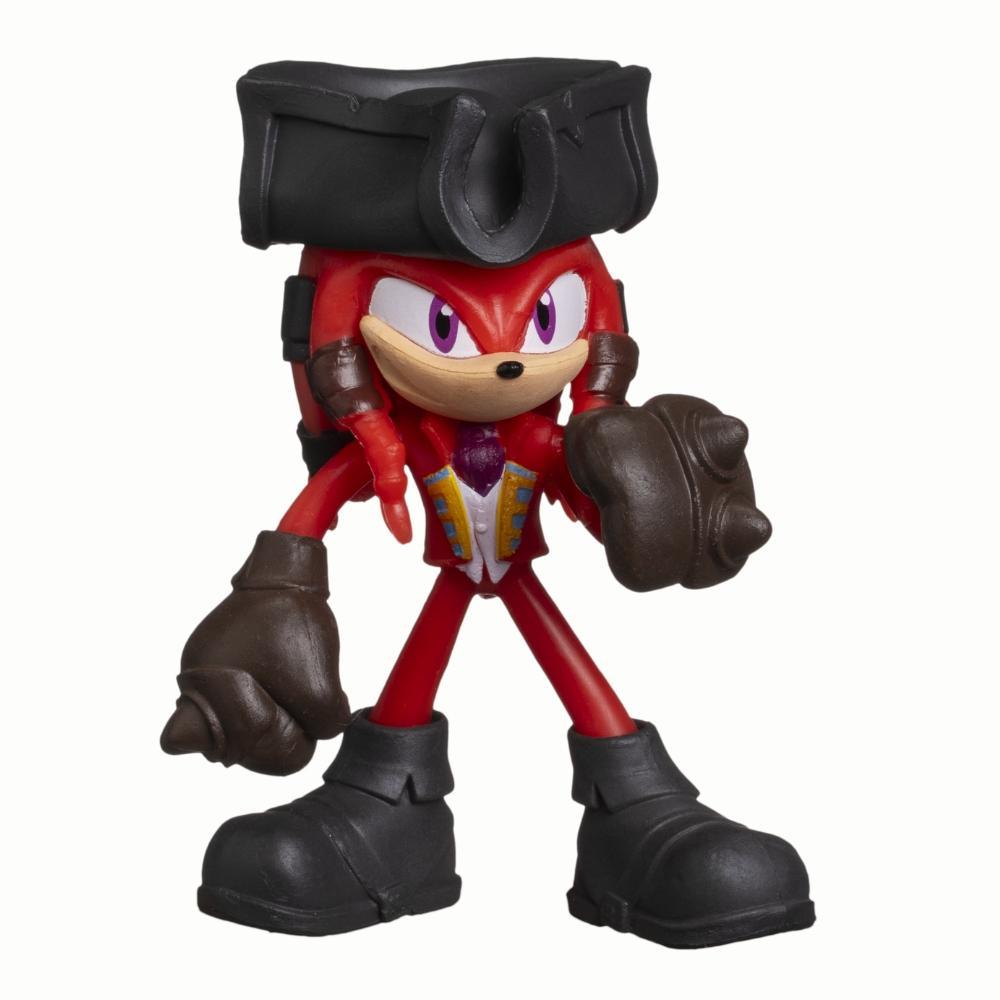 Boneco Colecionável 6,5cm Sonic Prime - Knuckles Pirata - 3