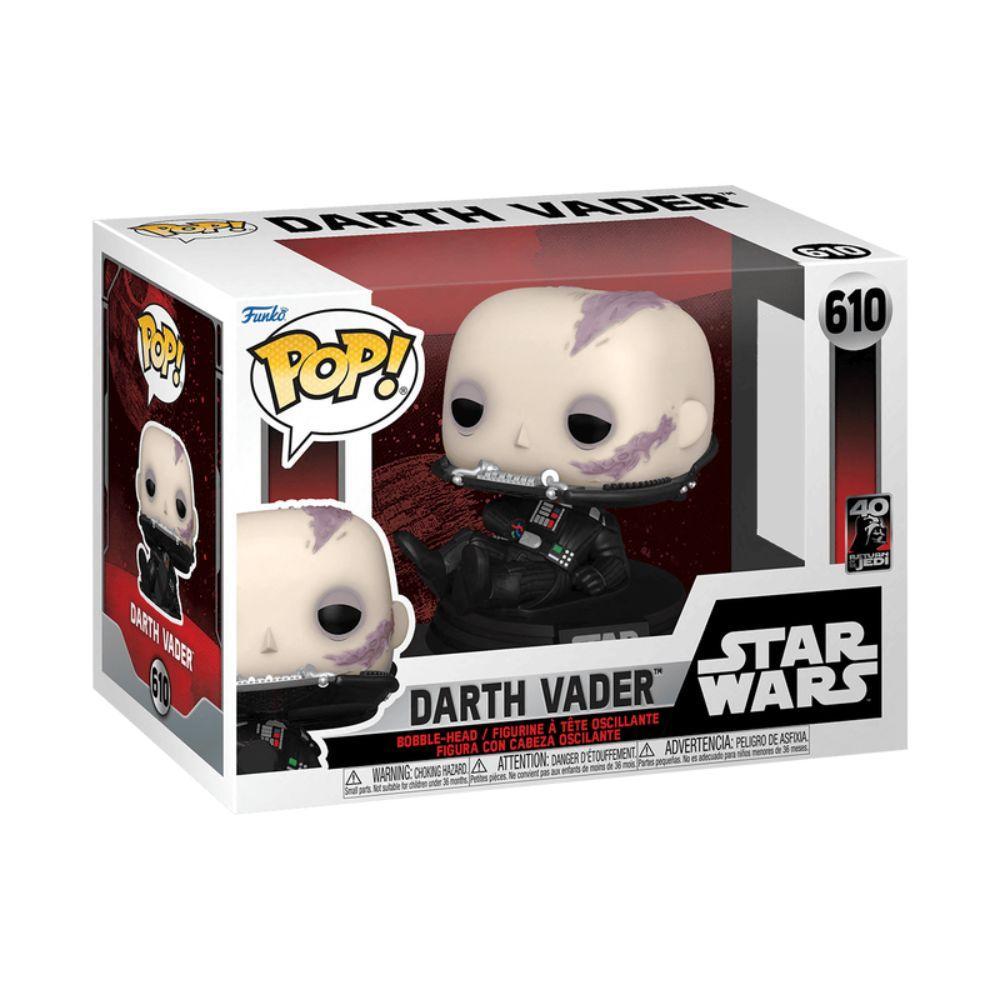 Boneco Funko Pop! Star Wars - Darth Vader Sem Máscara - 2