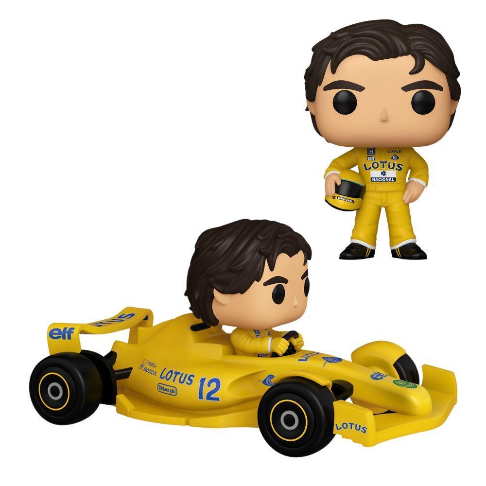 Kit Boneco Funko Pop! Ayrton Senna Rides + Racing Lotus - 7